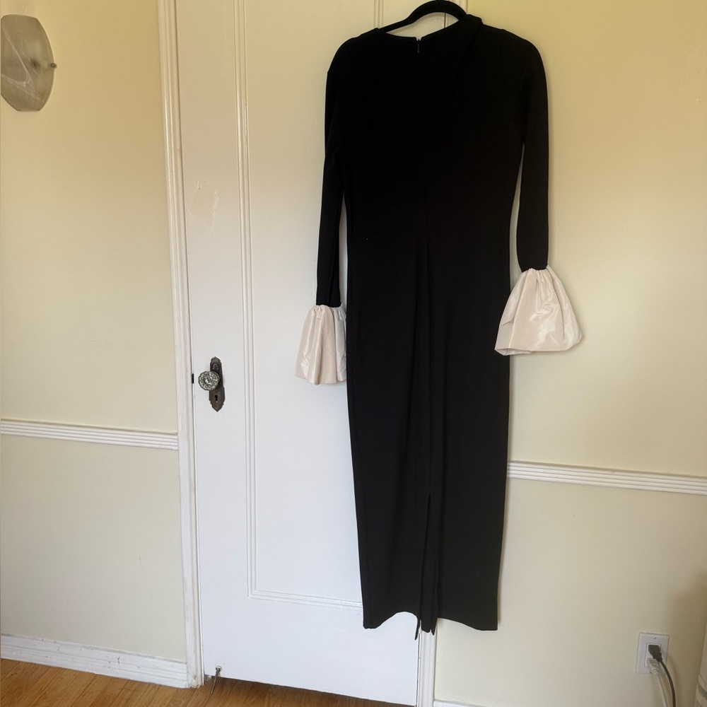 Staud Hawthorne maxi dress black size L large